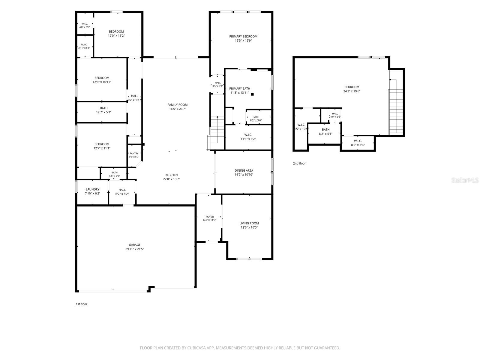 1st & 2nd floor