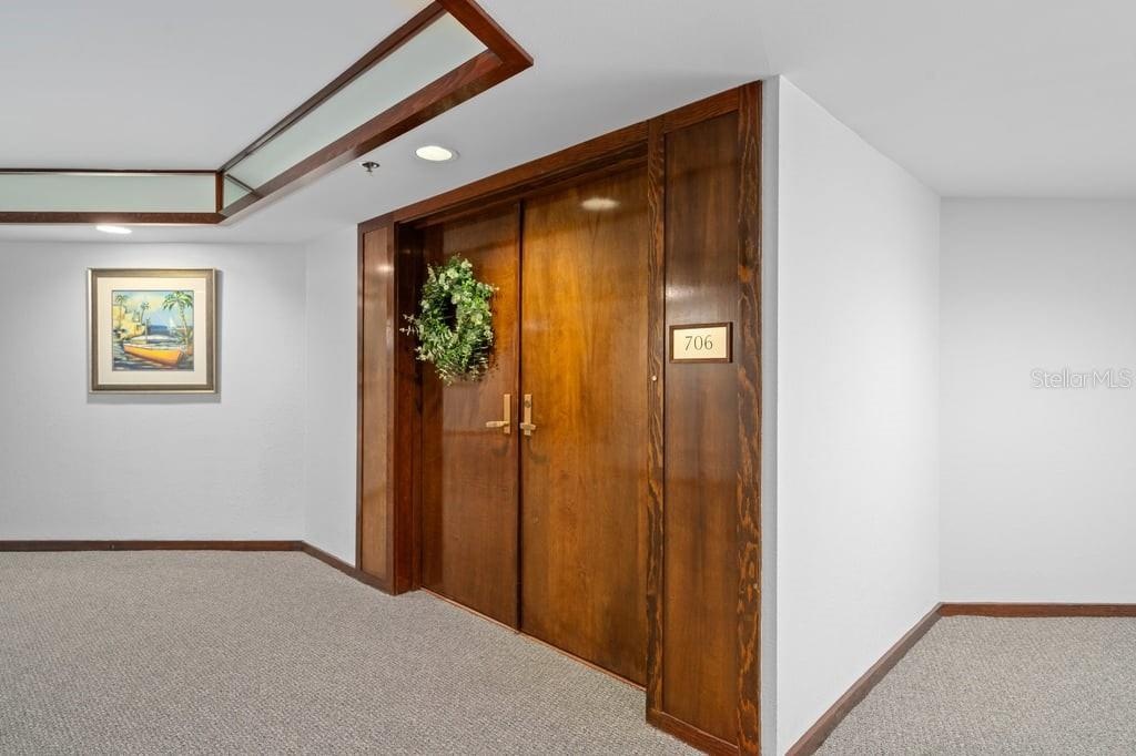 Entry to your new beach house.