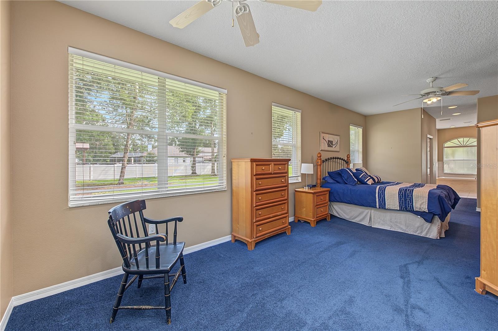 Master Bedroom with area for a sitting room