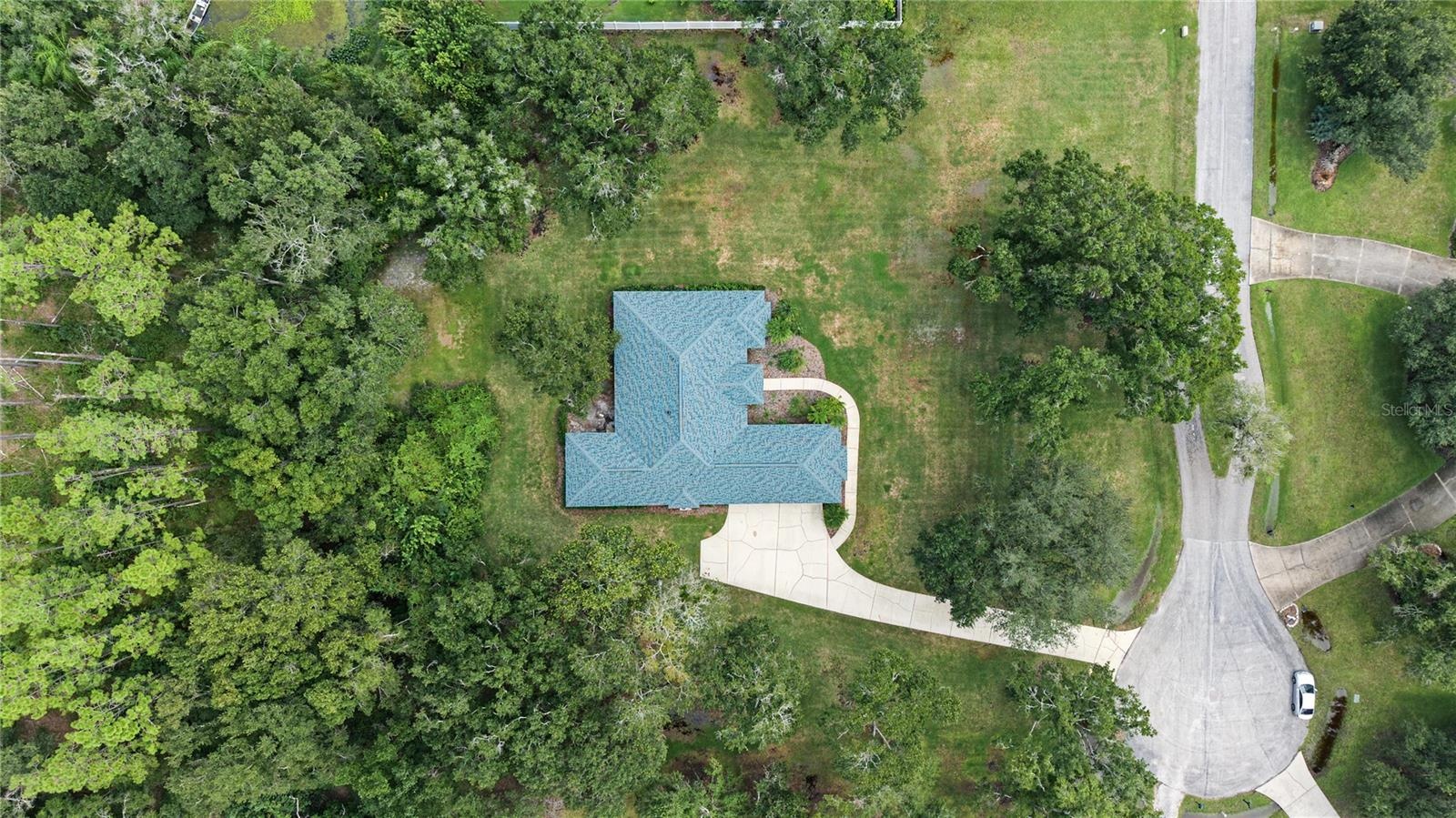 Drone overview of home