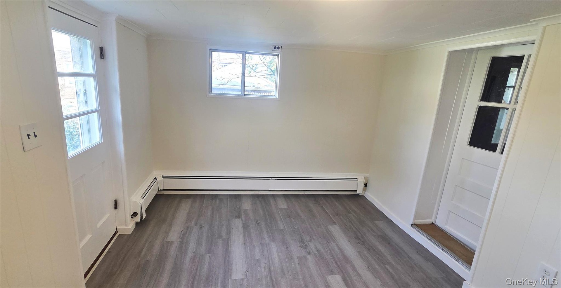 Partially finished lower level