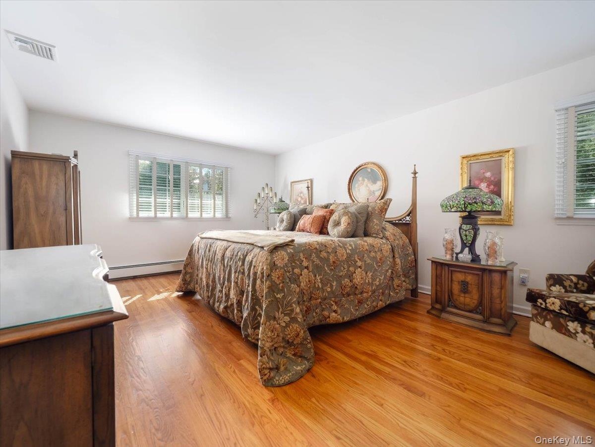 Spacious primary bedroom