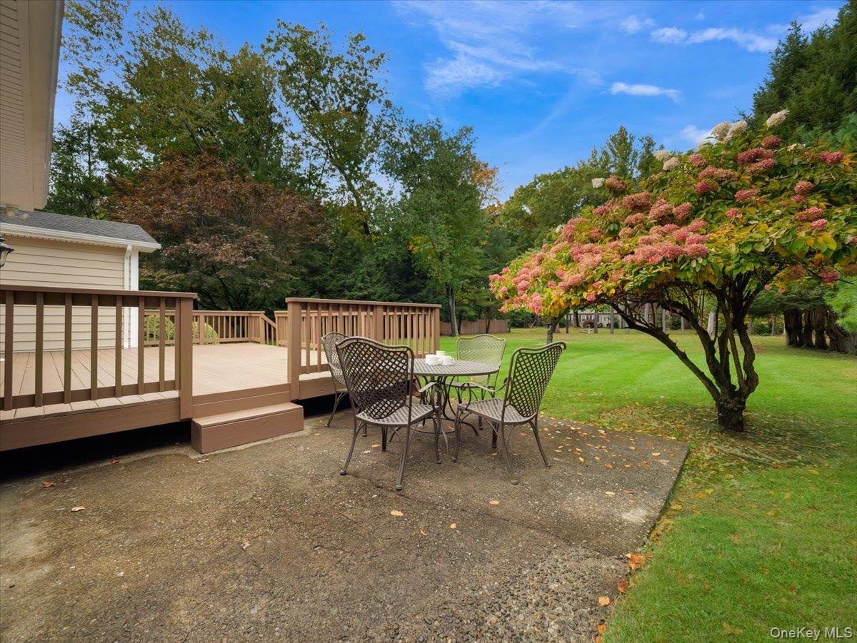 Adjacent patio