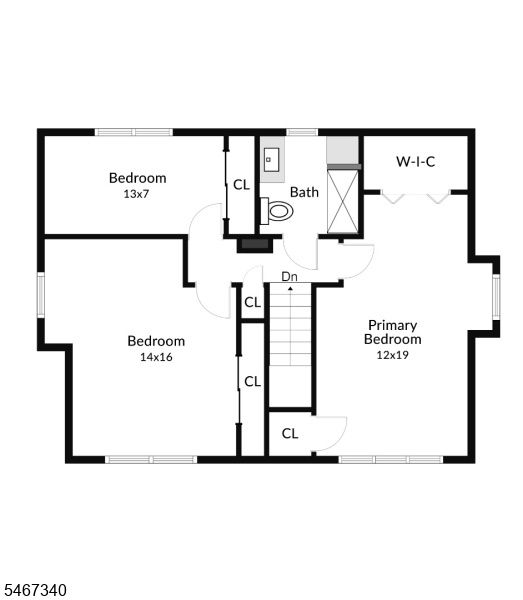 Floorplan second floor