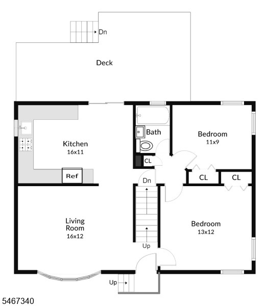 Floorplan first floor