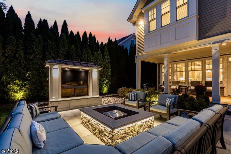 Firepit at Twilight