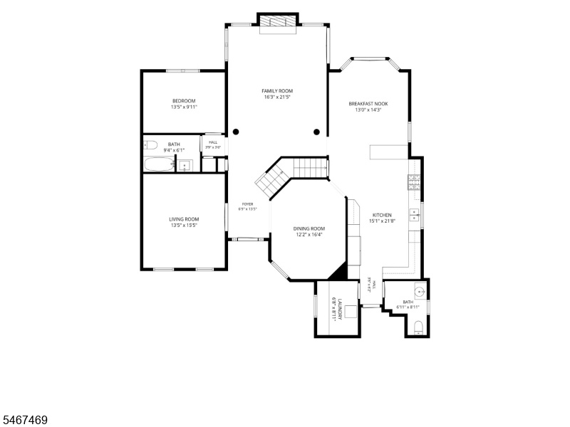 1st Floor Floorplan
