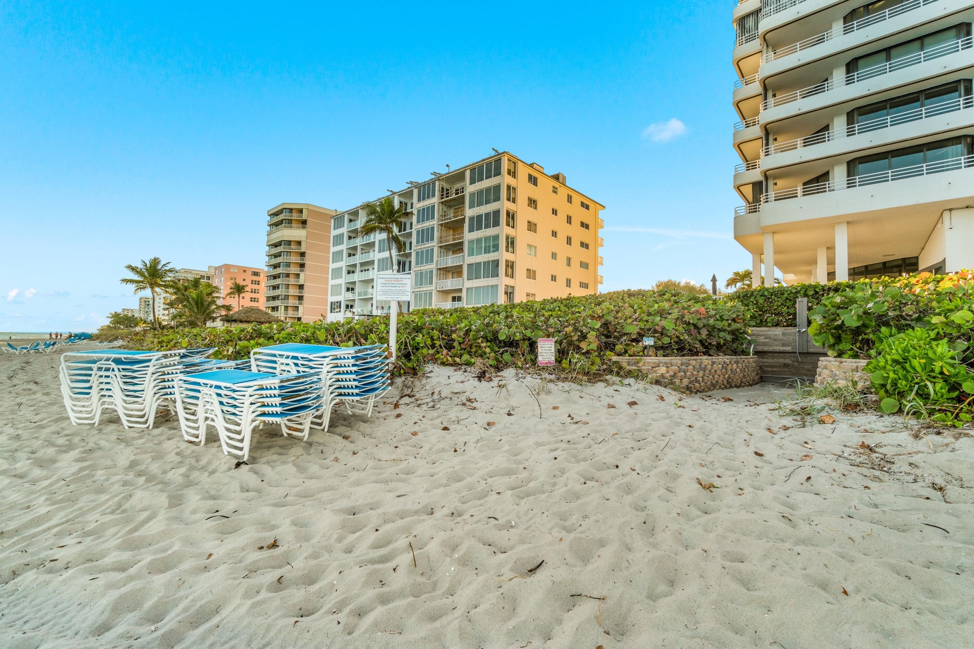 Private beach access