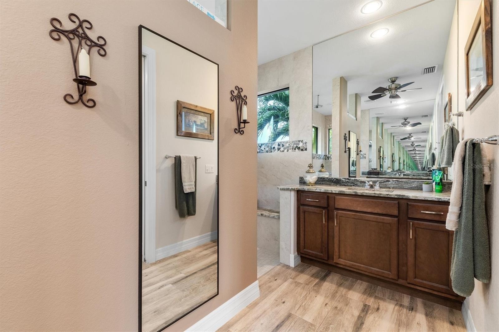 Dual Vanities in Primary Bathroom
