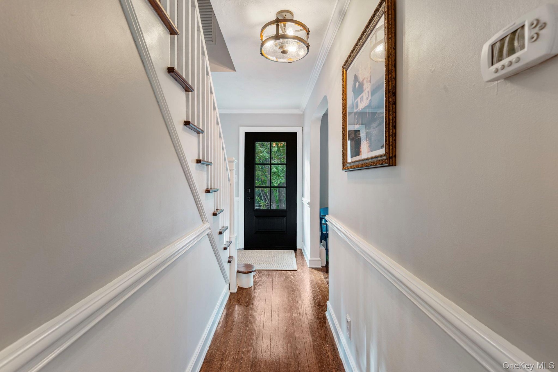 Hall from entrance to kitchen.