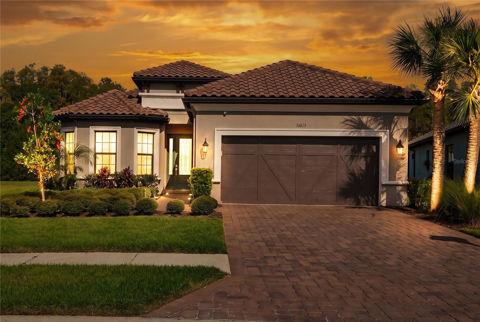 Front dawn view of home