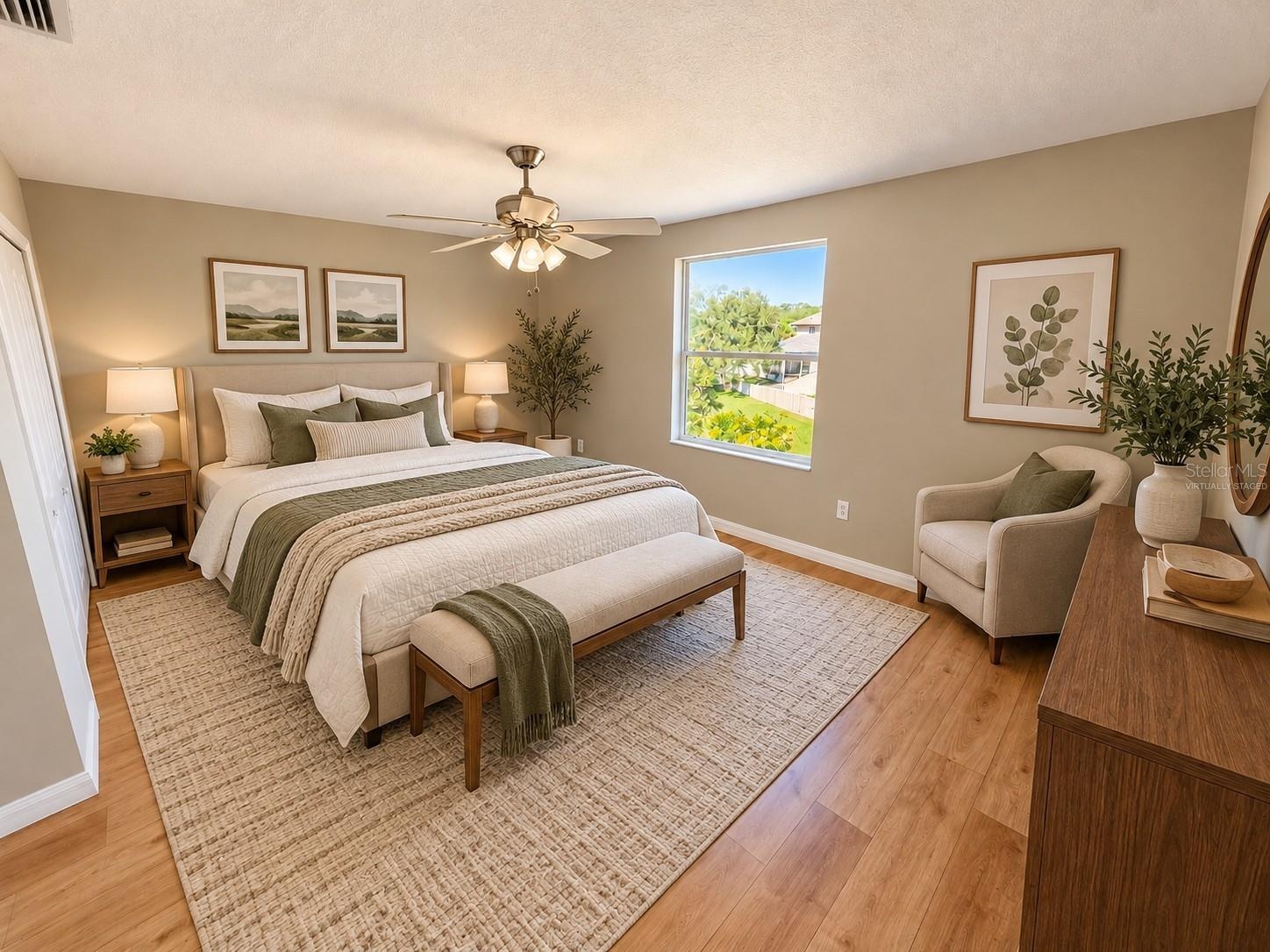 Virtually Staged Bedroom 2