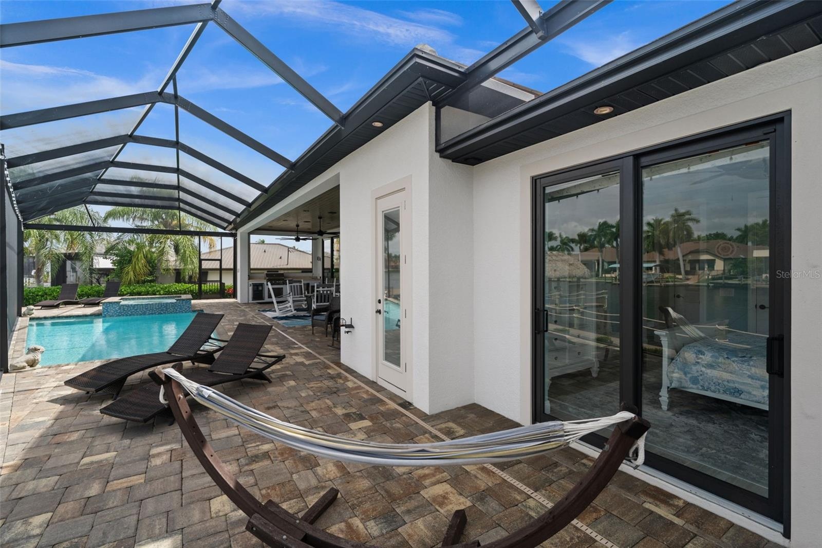 Entry to the 3rd bedroom on the patio
