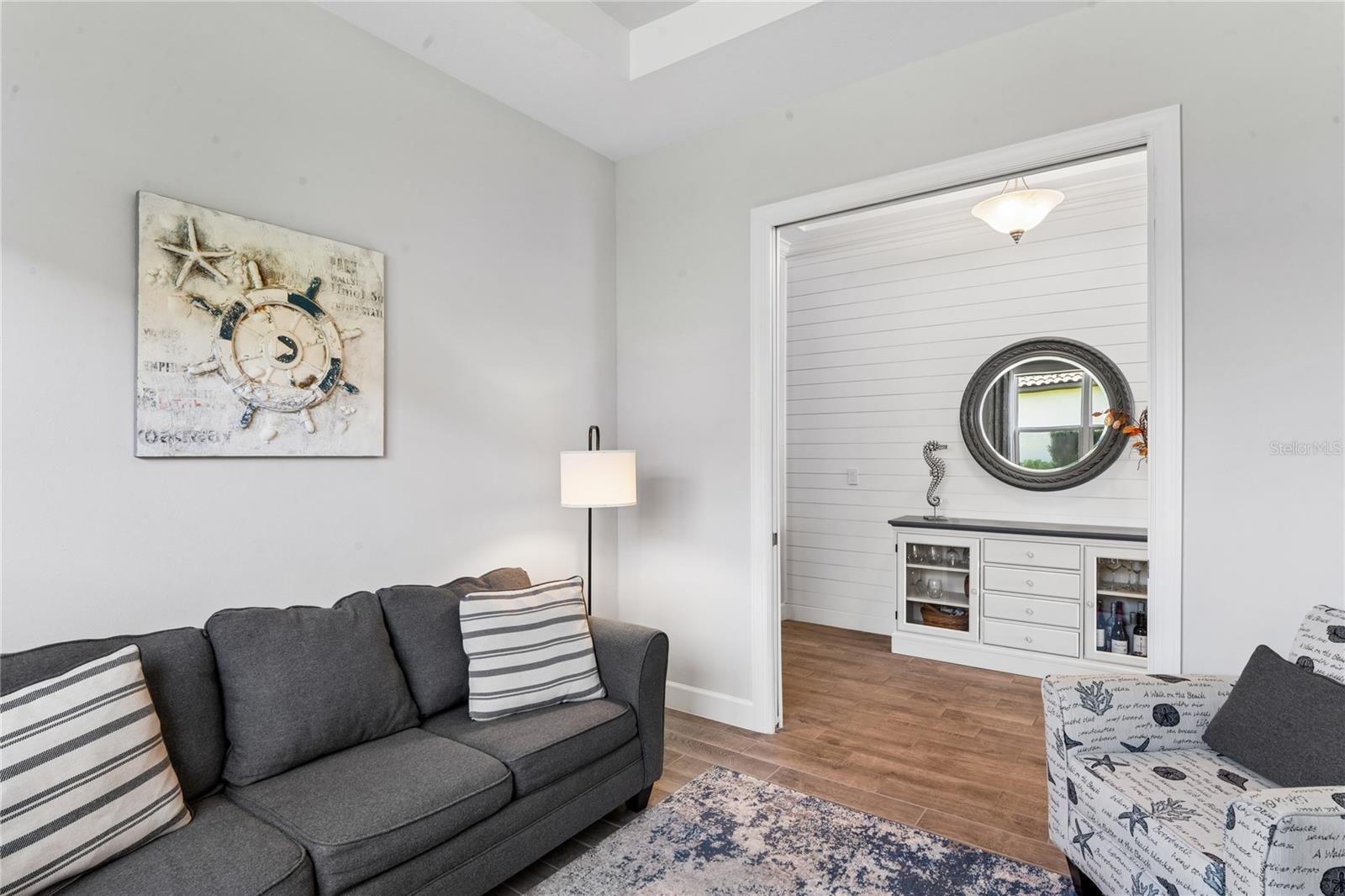 Office / Flex /Den space with pocket doors