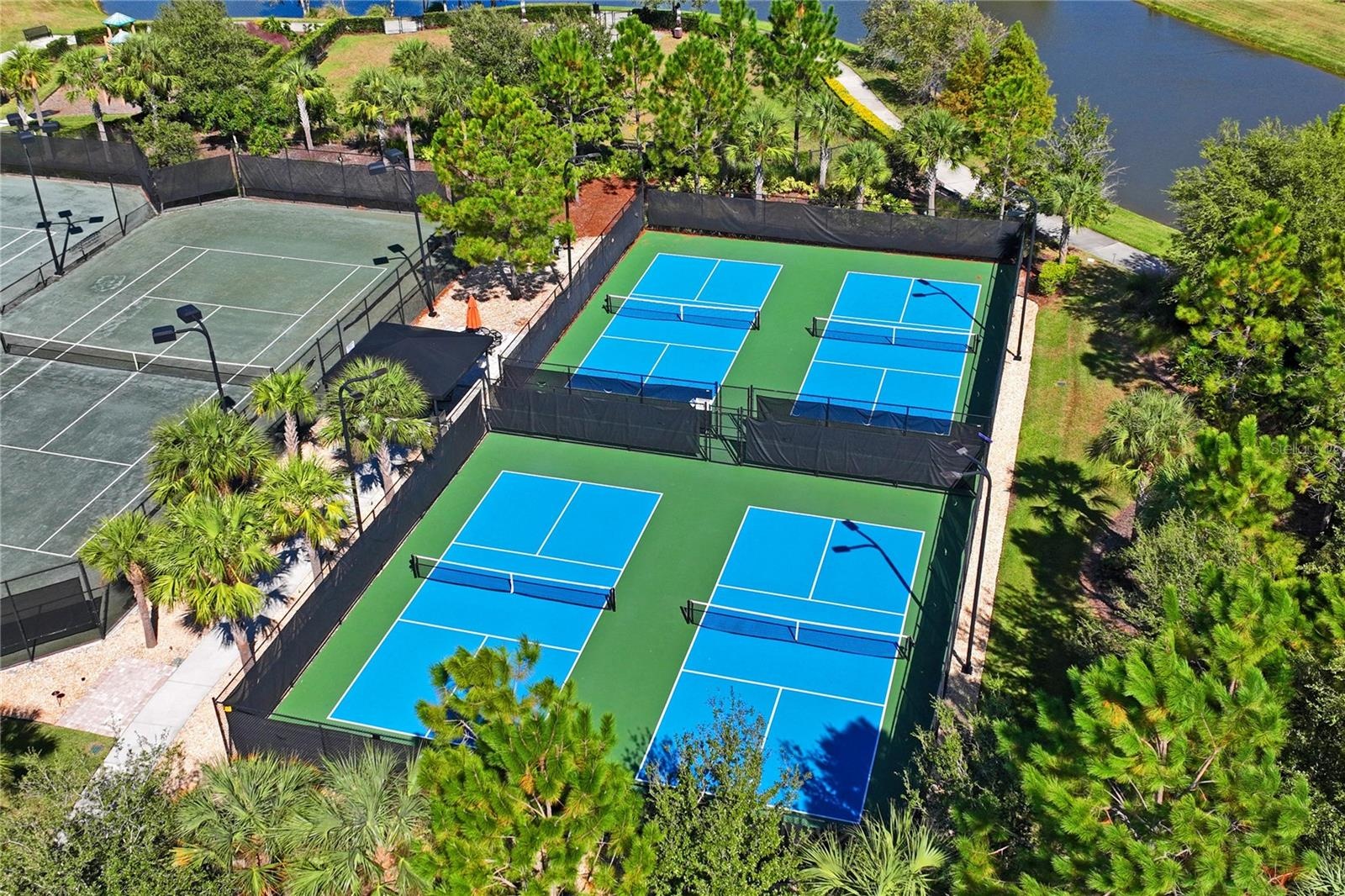 Pickleball courts and Tennis Courts