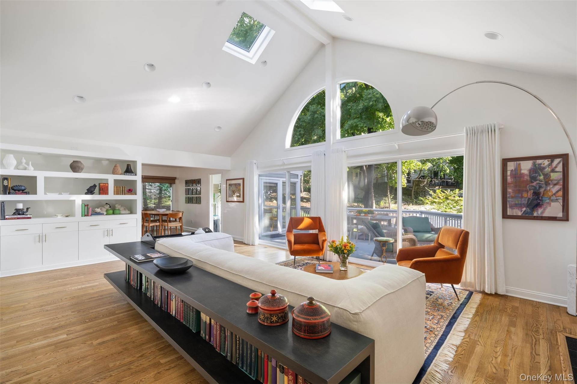 Expansive open floor plan living and dining areas.
