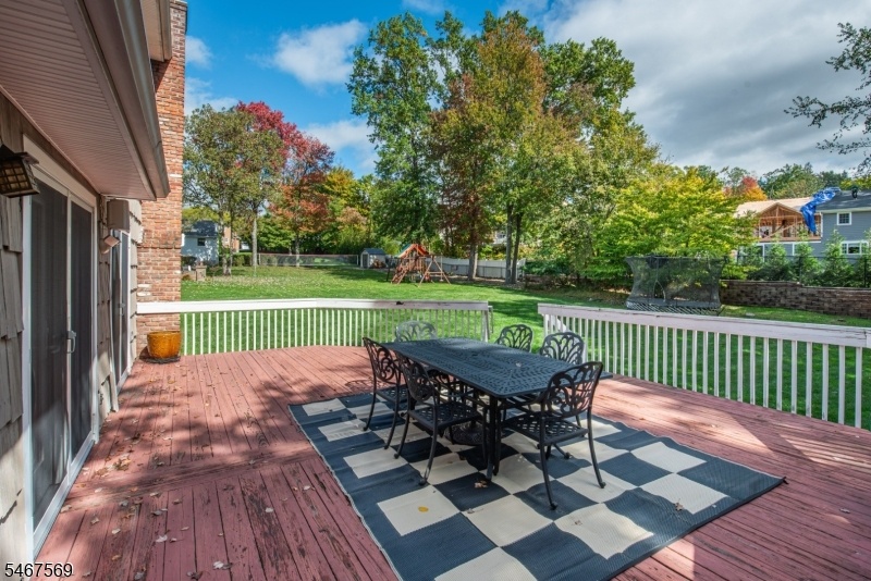Rear deck
