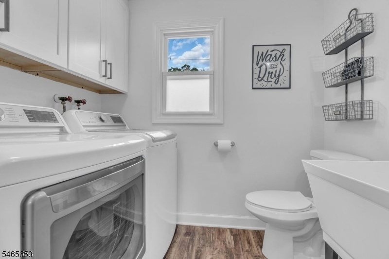 Powder Room & Laundry Area