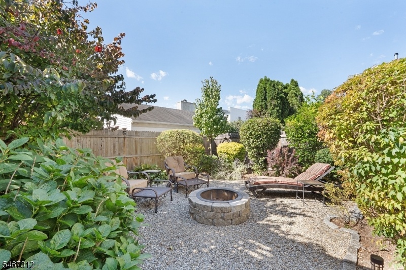 Stone Patio with fire pit