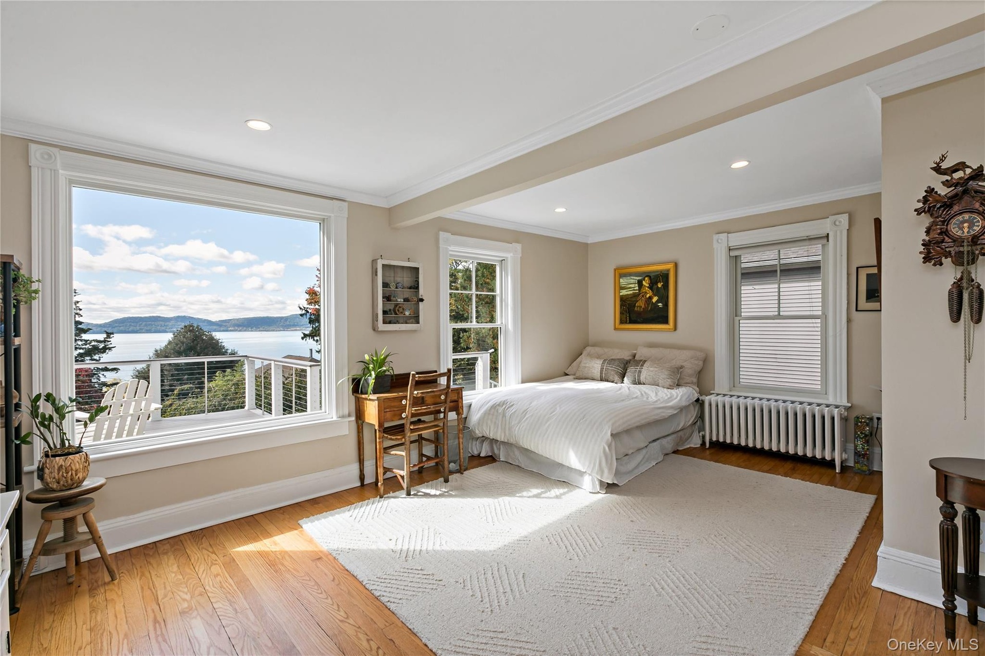One of two choices of a primary bedroom.