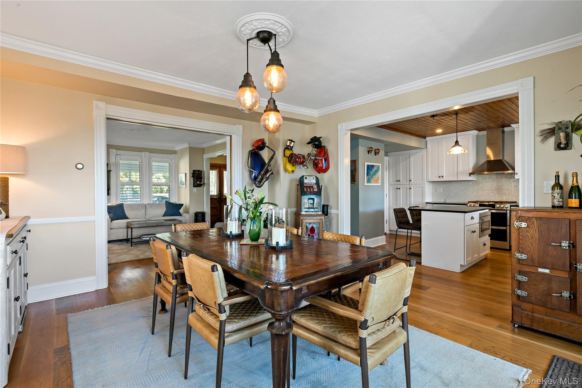 Formal dining room showing an open and airy floor plan for todays living.