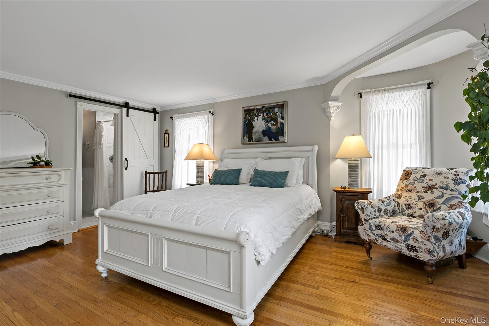Second of two choices for primary bedroom.