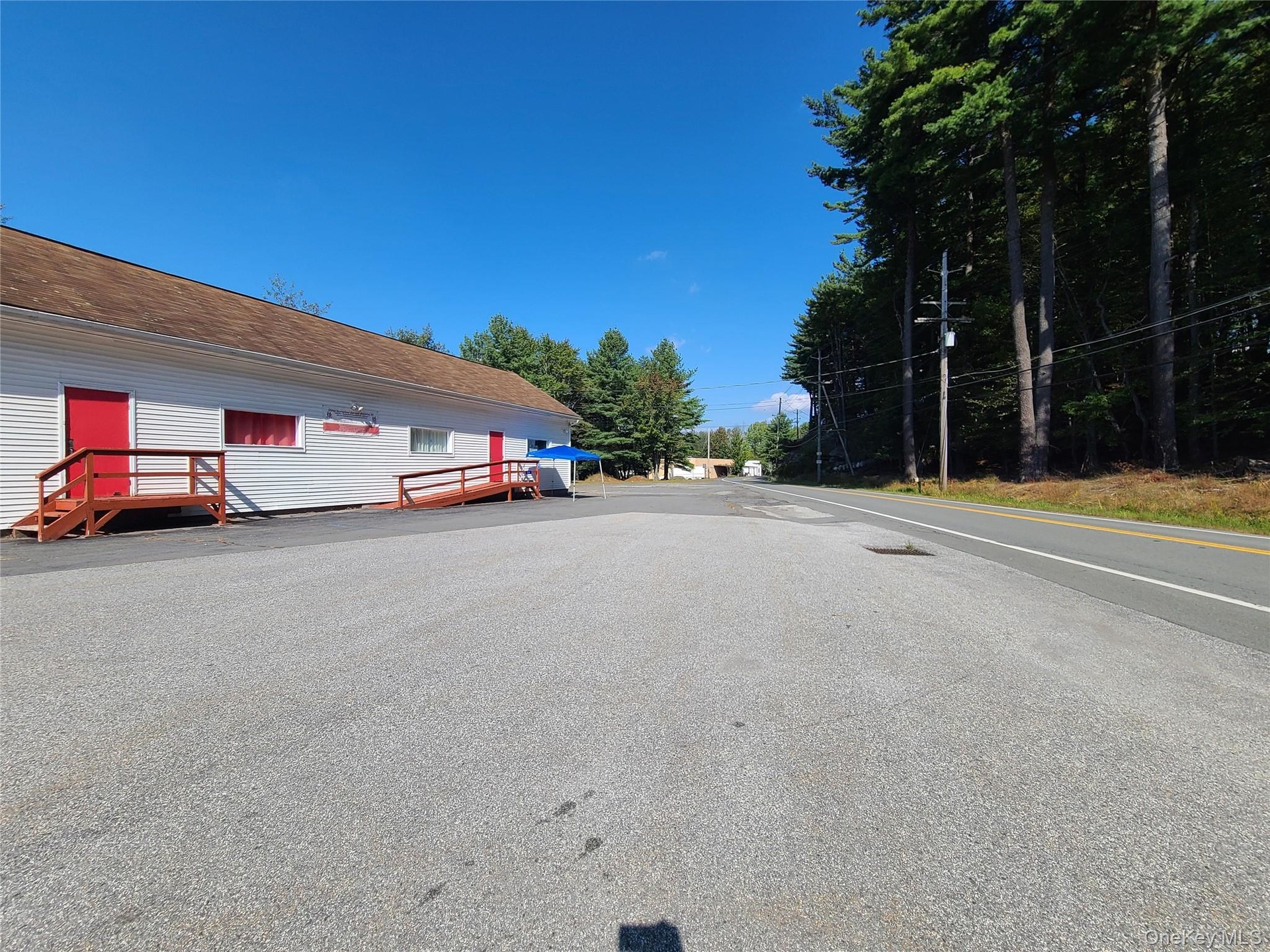 View of asphalt road