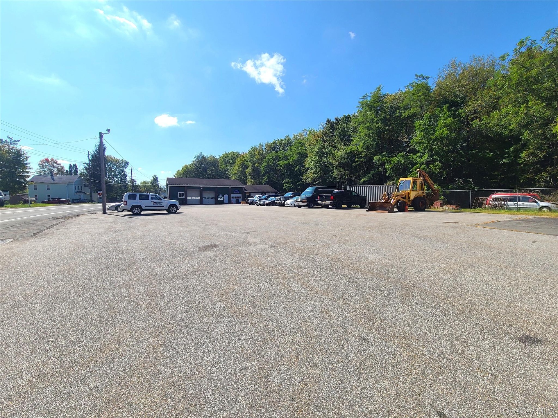 View of uncovered parking lot