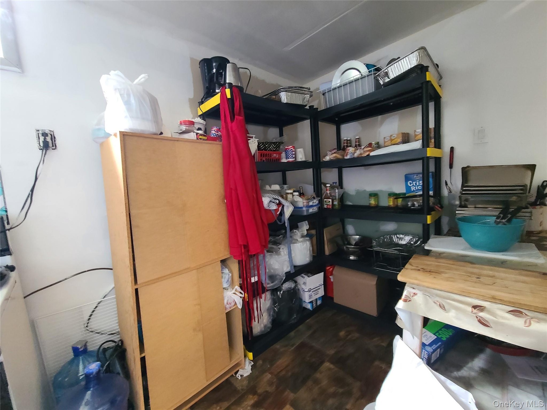 View of storage area