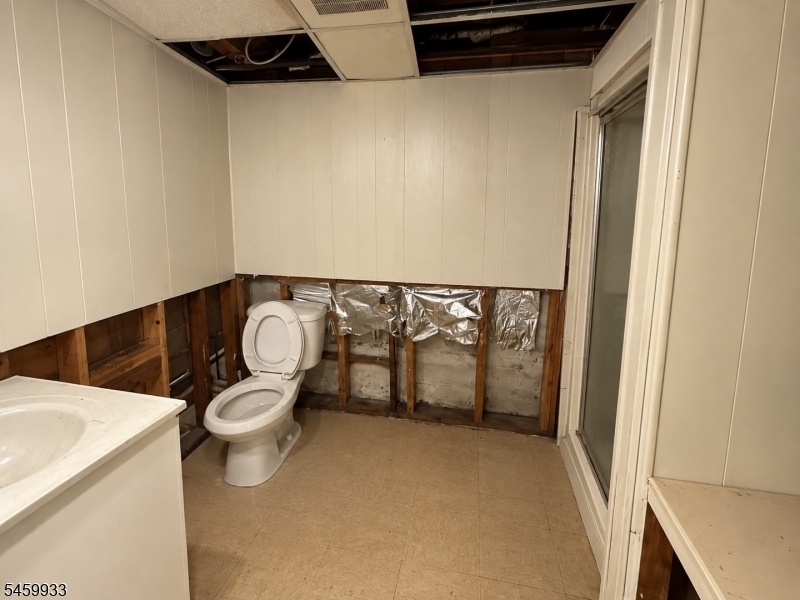 Basement bathroom
