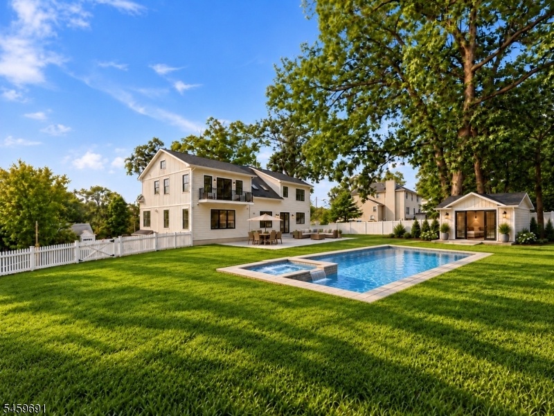 AI GENERATED Pool & Pool House