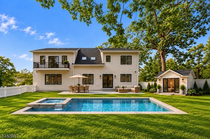AI GENERATED Pool & Pool House