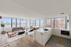 One of a Kind Corner 4+ Bedroom Residence with Spectacular Hudson River Views!