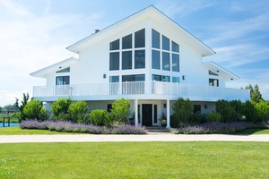 Bay Front Contemporary with Ocean Views