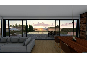 Spectacular Modern New Construction-Waterfront ...