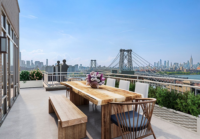 JAW-DROPPING PENTHOUSE WITH ENDLESS NYC SKYLINE & RIVER VIEWS