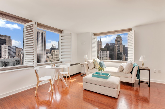 Dazzling  Alcove Studio Overlooking Bryant Park!