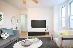 No Broker Fees and 2 Months Free! Beautiful Open 3BR Apartment located in one of the most desirable Downtown Hoboken Locations available! Laundry in the Building 2 Flights up!